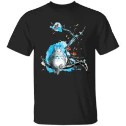 Totoro By Sakura And Blue Sky T Shirt -Ghibli redirect10042021041017 2