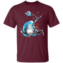 Totoro By Sakura And Blue Sky T Shirt -Ghibli redirect10042021041017 5 1