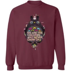 Totoro – Never Grow Up Sweatshirt -Ghibli redirect10052021071000 3