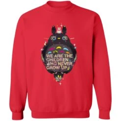 Totoro – Never Grow Up Sweatshirt -Ghibli redirect10052021071000 5