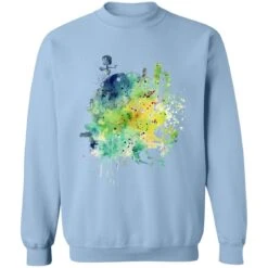Howl’s Moving Castle Colorful Castle Sweatshirt -Ghibli redirect10052021071034 6