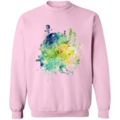 Howl’s Moving Castle Colorful Castle Sweatshirt -Ghibli redirect10052021071034 7 1