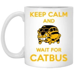 My Neighbor Totoro Keep Calm And Wait For Cat Bus Mug -Ghibli redirect10062021101004 9 1