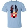 Howl And Colorful Wings T Shirt
