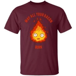 Calcifer: May All Your Bacon Burn T Shirt -Ghibli redirect10062021101019 5