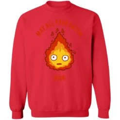 Calcifer: May All Your Bacon Burn Sweatshirt -Ghibli redirect10062021101047 5