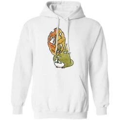Totoro And The Big Leaf Cute Drawing Hoodie -Ghibli redirect10062021131000 1 1