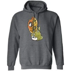 Totoro And The Big Leaf Cute Drawing Hoodie -Ghibli redirect10062021131000 4