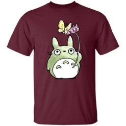 Totoro With Butterfly Cute Drawing T Shirt 23 Totoro With Butterfly Cute Drawing T Shirt -Ghibli redirect10062021131006 5