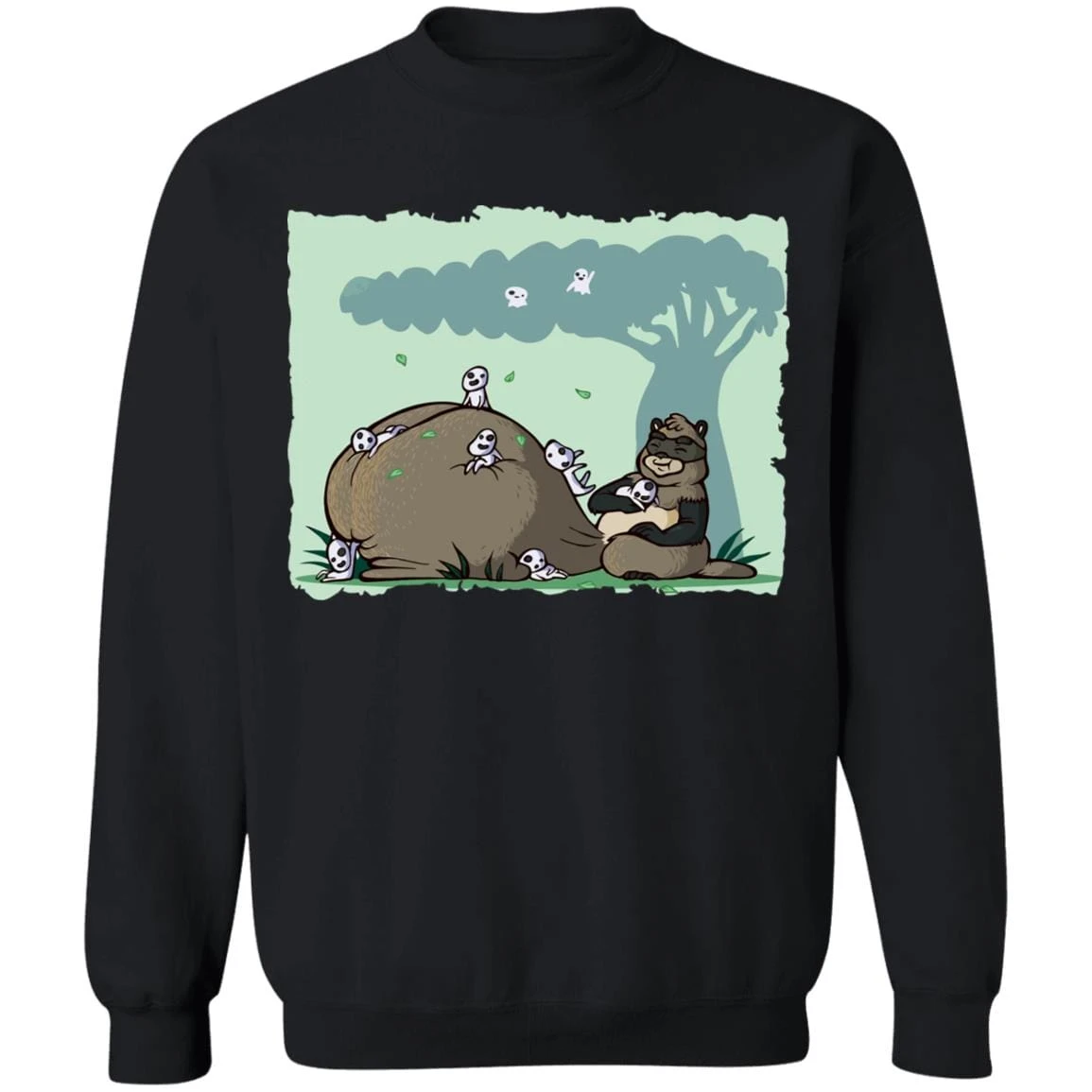 Pom Poko And The Tree Spirits Sweatshirt 3 Pom Poko And The Tree Spirits Sweatshirt - Image 3