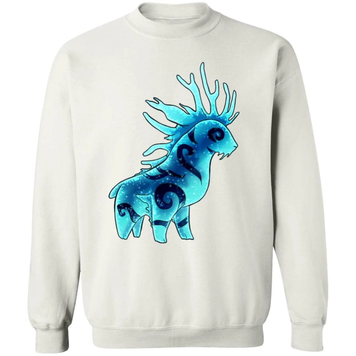 Princess Mononoke Forest Spirit Shishigami Night Chibi Sweatshirt 18 Princess Mononoke Forest Spirit Shishigami Night Chibi Sweatshirt - Image 18