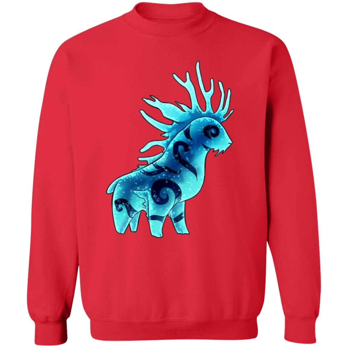 Princess Mononoke Forest Spirit Shishigami Night Chibi Sweatshirt 16 Princess Mononoke Forest Spirit Shishigami Night Chibi Sweatshirt - Image 16