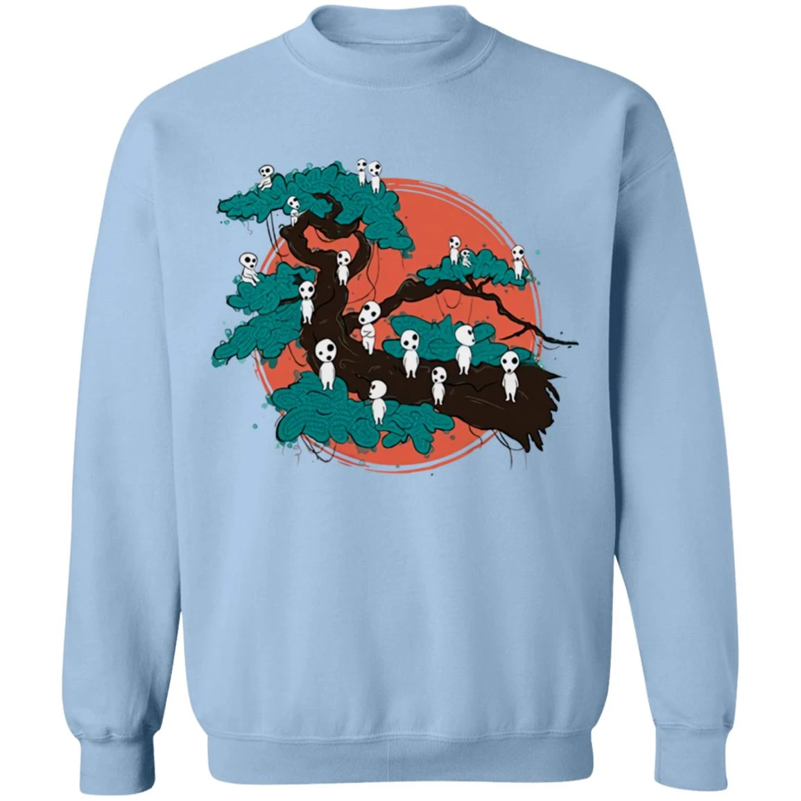 Tree Spirits By The Red Moon Sweatshirt 8 Tree Spirits By The Red Moon Sweatshirt - Image 8