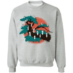 Tree Spirits By The Red Moon Sweatshirt 34 Tree Spirits By The Red Moon Sweatshirt -Ghibli redirect10072021031058 9