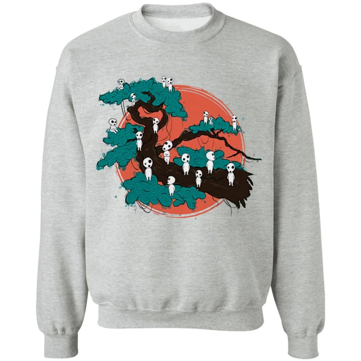 Tree Spirits By The Red Moon Sweatshirt 17 Tree Spirits By The Red Moon Sweatshirt - Image 17