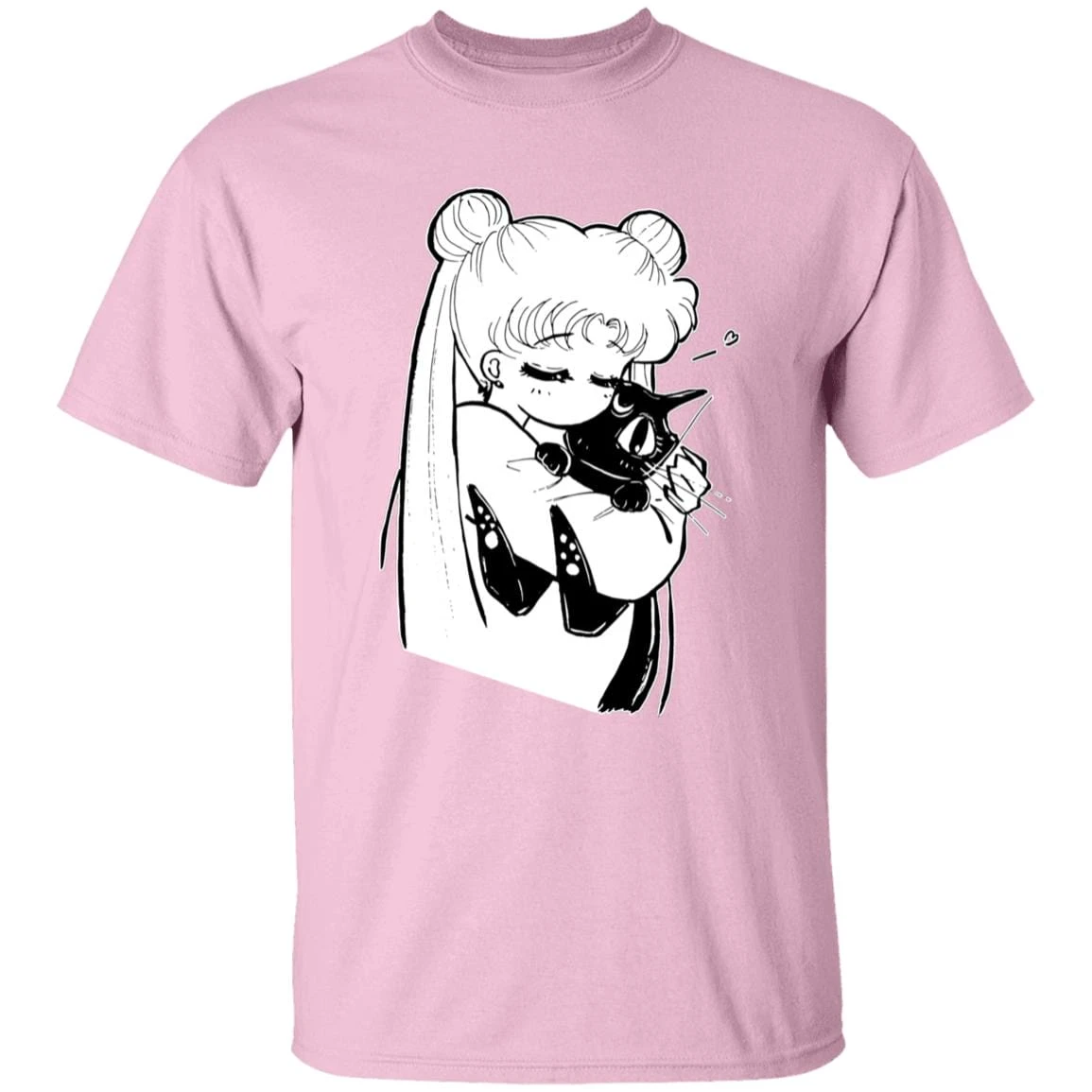 Sailor Moon – Usagi Hugging Luna T Shirt 13 Sailor Moon – Usagi Hugging Luna T Shirt - Image 13