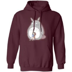 Totoro And The Little Girl Hoodie -Ghibli redirect10092021001023 16 1