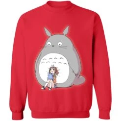 Totoro And The Little Girl Sweatshirt -Ghibli redirect10092021001057 5 1