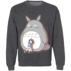 Totoro And The Little Girl Sweatshirt -Ghibli redirect10092021001057 6 1