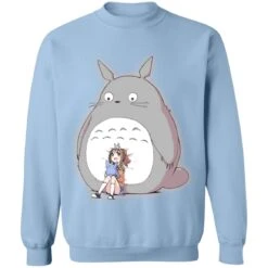 Totoro And The Little Girl Sweatshirt -Ghibli redirect10092021001057 7 1
