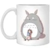 Totoro And The Little Girl Mug