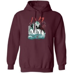 Spirited Away – Haku Dragon Harajuku Style Hoodie -Ghibli redirect10092022031025