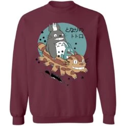 Totoro Riding Catbus Sweatshirt -Ghibli redirect10102021051018 3 1