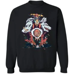Princess Mononoke Characters Sweatshirt -Ghibli redirect10102021051020 11