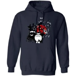 Totoro And Friends By The Red Moon Hoodie -Ghibli redirect10102021051020 3 1