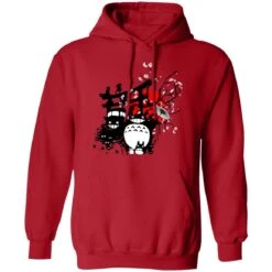 Totoro And Friends By The Red Moon Hoodie -Ghibli redirect10102021051020 8