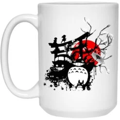 Totoro And Friends By The Red Moon Mug -Ghibli redirect10102021051039 1 1