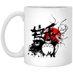 Totoro And Friends By The Red Moon Mug -Ghibli redirect10102021051039 2