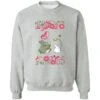 The Mini Totoro And Flowers Sweatshirt