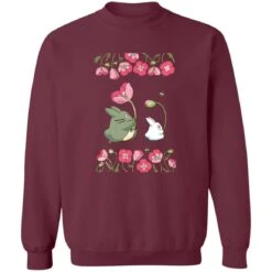 The Mini Totoro And Flowers Sweatshirt -Ghibli redirect11022022011130 3