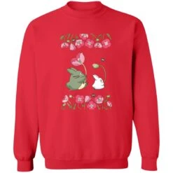 The Mini Totoro And Flowers Sweatshirt -Ghibli redirect11022022011130 5