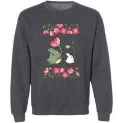 The Mini Totoro And Flowers Sweatshirt -Ghibli redirect11022022011130 6 1