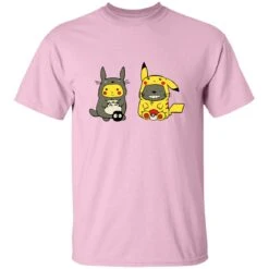 Totoro And Pikachu Cosplaying T Shirt -Ghibli redirect11022022011147 4 1