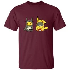 Totoro And Pikachu Cosplaying T Shirt -Ghibli redirect11022022011147 5 1