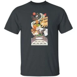 Totoro And Ghibli Friends Fanart T Shirt -Ghibli redirect11022022011156