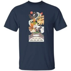 Totoro And Ghibli Friends Fanart T Shirt -Ghibli redirect11022022011156 3
