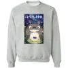 Totoro Holding The Catbus Sweatshirt