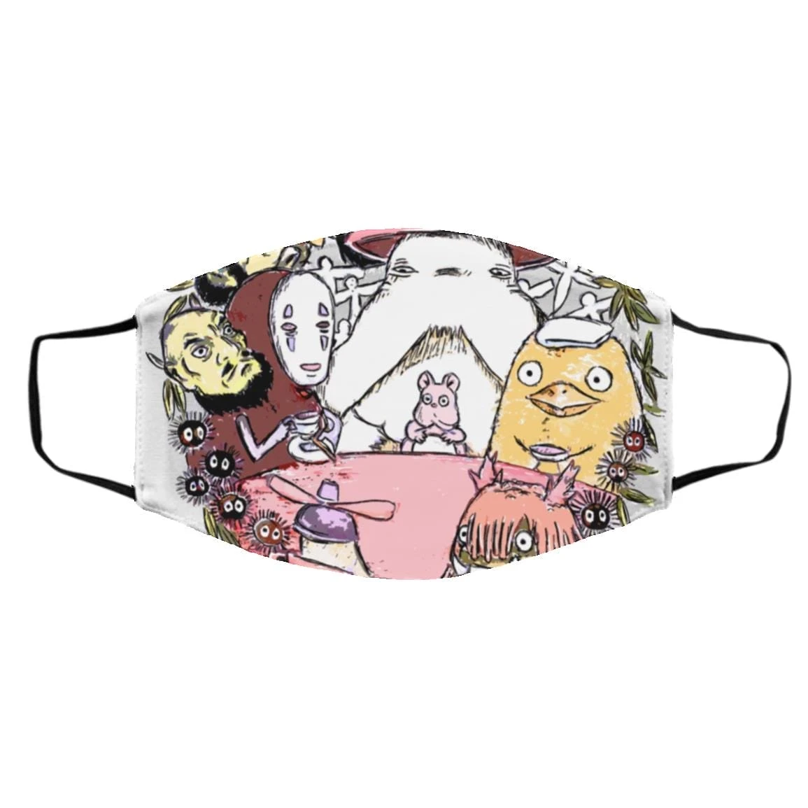 Spirited Away No Face Tea Time Face Mask 2 Spirited Away No Face Tea Time Face Mask - Image 2