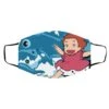Ghibli Studio Ponyo On The Waves Face Mask
