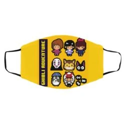 8 BIT Ghibli Adventures Face Mask