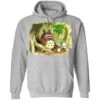 Totoro In Jungle Water Color Hoodie