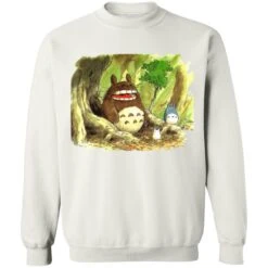 Totoro In Jungle Water Color Sweatshirt -Ghibli redirect11262021071159 1 1