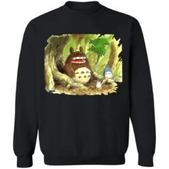 Totoro In Jungle Water Color Sweatshirt -Ghibli redirect11262021071159 2 1
