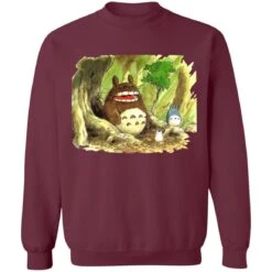 Totoro In Jungle Water Color Sweatshirt -Ghibli redirect11262021071159 3 1