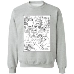 Totoro Original Character Sketch Sweatshirt Unisex -Ghibli redirect11282020031101