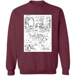 Totoro Original Character Sketch Sweatshirt Unisex -Ghibli redirect11282020031101 3 1